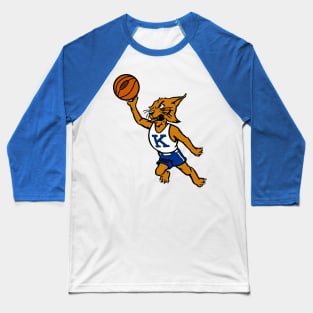 Retro Wildcat Basketball Baseball T-Shirt